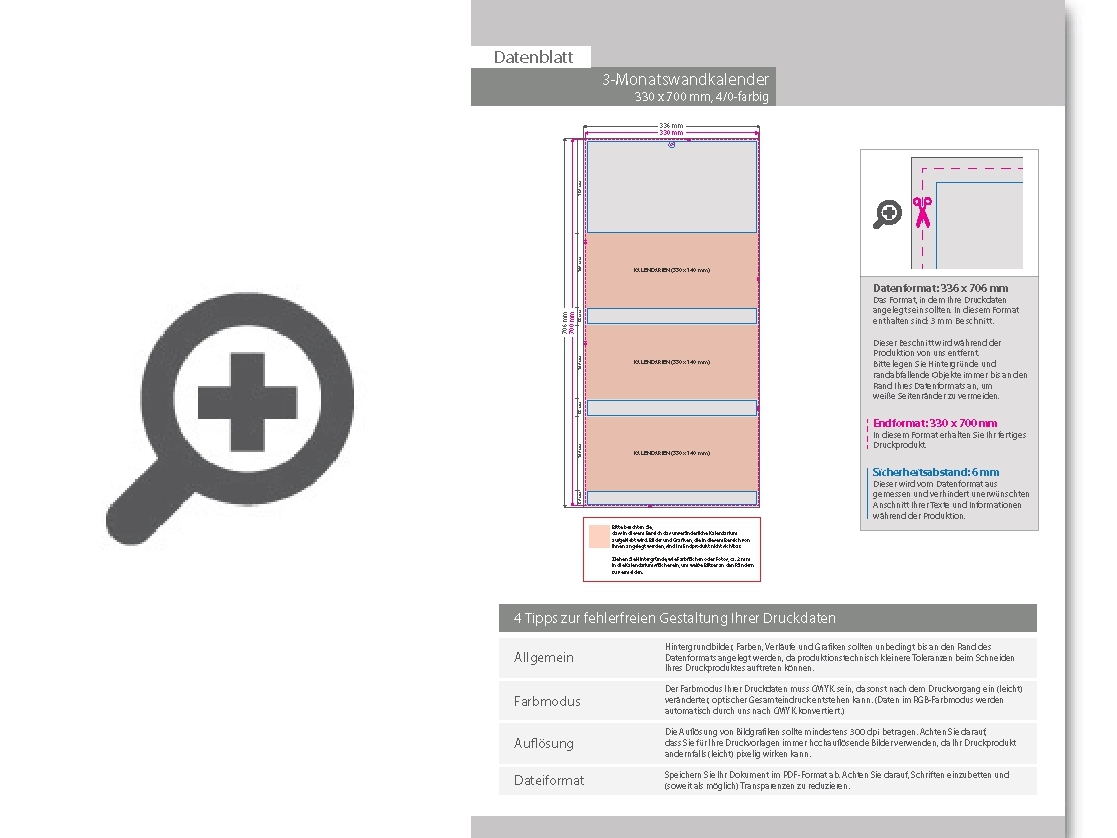 Product Bild 3-monatskalender_(mehrblock)__33_x_70_cm_(4_0-farbig)